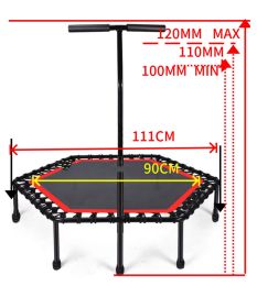 Hexagonal Armrest Indoor Household Trampoline