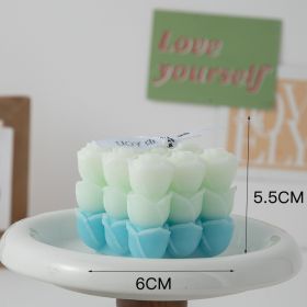 Flower Cube Aromatherapy Candle With Hand Creative Home Decoration Suit Shooting Props Wedding Tie