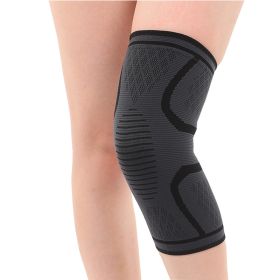 Double Corrugated Non-slip Stretch Keep Warm Nylon Needle Sports Kneecaps