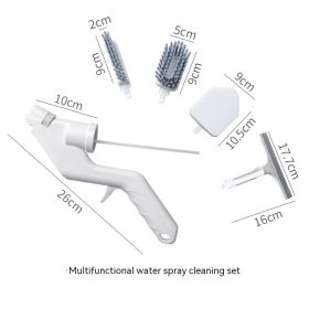 Multifunctional Water Spray Floor Brush Gap Cleaning Suit