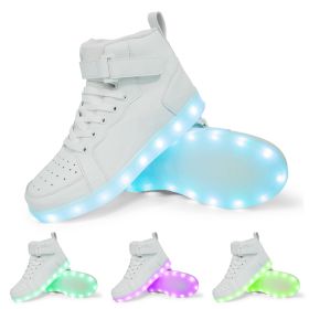 LED Lamp High-top Board Shoe Light Shoes Charging Dancing Shoes